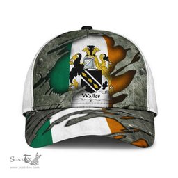 Irish Waller Coat Of Arms Family Crest Ireland Cap Irish In Me Cap