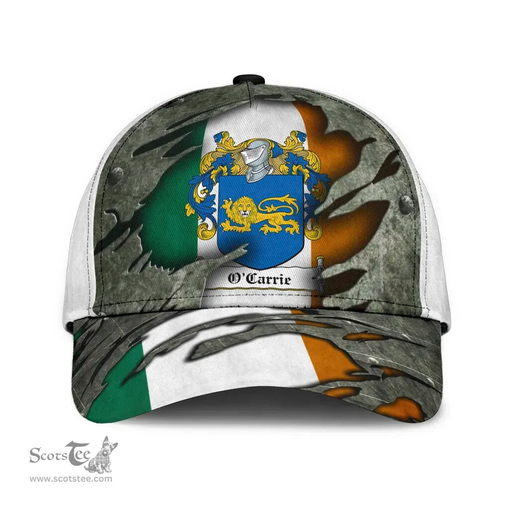 Irish Ocarrie Coat Of Arms Family Crest Ireland Cap Irish In Me Cap