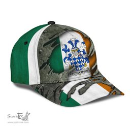 Irish Ocronin Coat Of Arms Family Crest Ireland Cap Irish In Me Cap