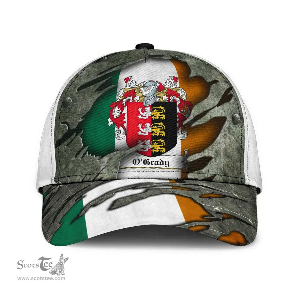 Irish Ogrady Coat Of Arms Family Crest Ireland Cap Irish In Me Cap