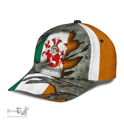 Irish Okinnally Coat Of Arms Family Crest Ireland Cap Irish In Me Cap