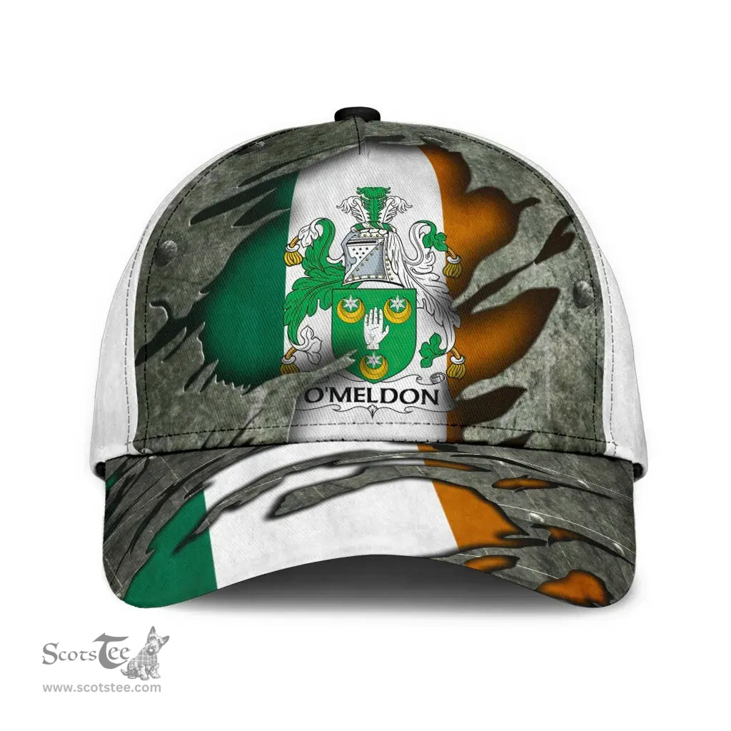 Irish Omeldon Coat Of Arms Family Crest Ireland Cap Irish In Me Cap