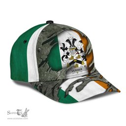 Irish Verner Coat Of Arms Family Crest Ireland Cap Irish In Me Cap