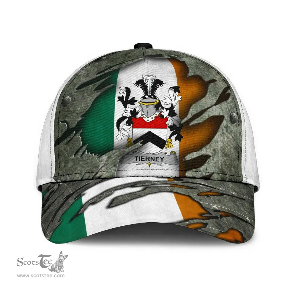 Irish Tierney Coat Of Arms Family Crest Ireland Cap Irish In Me Cap