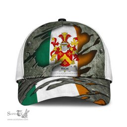 Irish Rich Coat Of Arms Family Crest Ireland Cap Irish In Me Cap