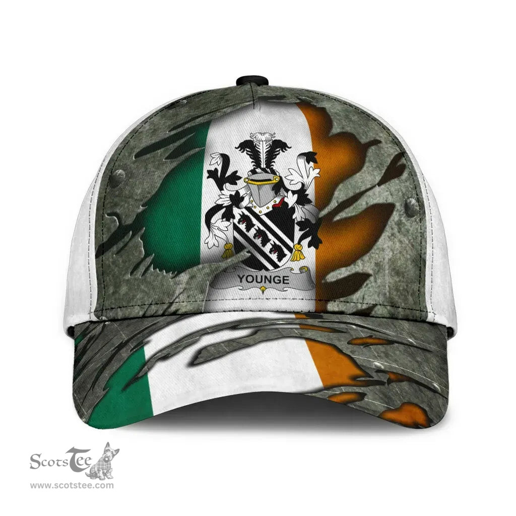 Irish Younge Coat Of Arms Family Crest Ireland Cap Irish In Me Cap