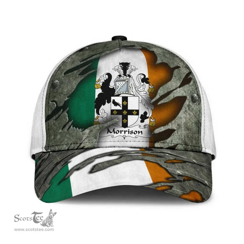 Irish Morrison Coat Of Arms Family Crest Ireland Cap Irish In Me Cap