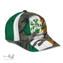 Irish Mcenery Coat Of Arms Family Crest Ireland Cap Irish In Me Cap