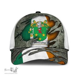 Irish Mulcahy Coat Of Arms Family Crest Ireland Cap Irish In Me Cap