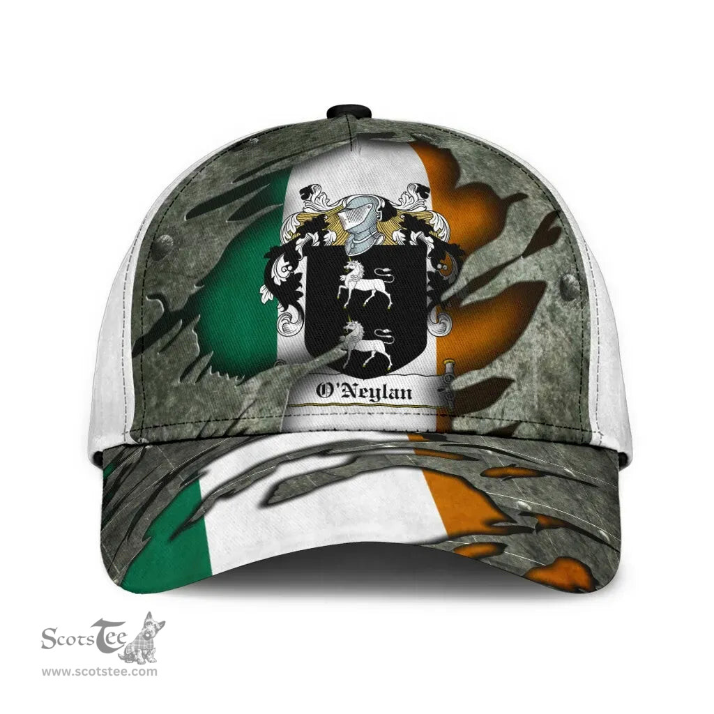 Irish Oneylan Coat Of Arms Family Crest Ireland Cap Irish In Me Cap