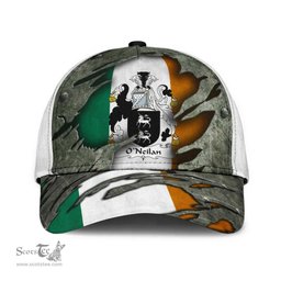 Irish Oneilan Coat Of Arms Family Crest Ireland Cap Irish In Me Cap