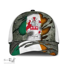 Irish Perceval Coat Of Arms Family Crest Ireland Cap Irish In Me Cap