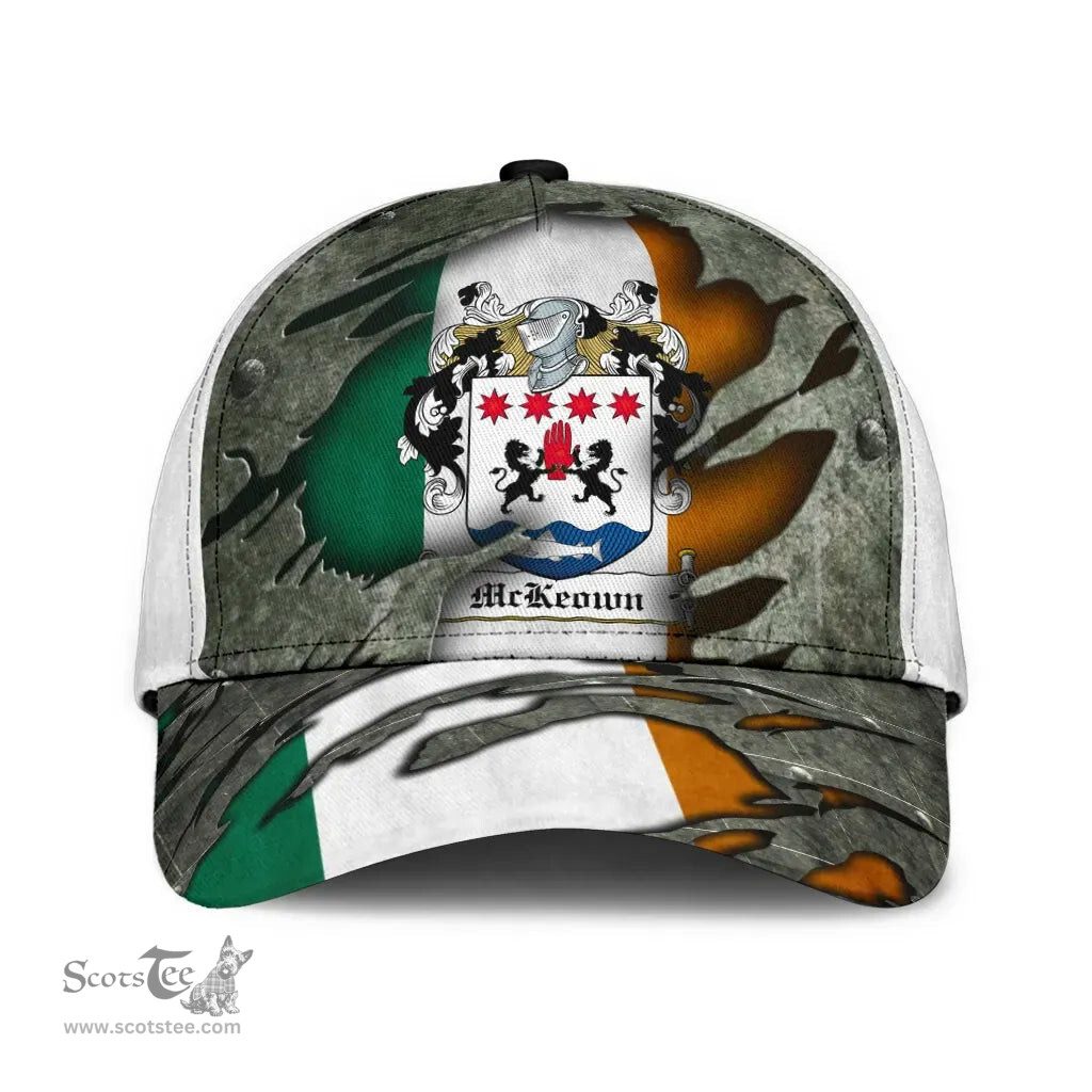 Irish Mckeown Coat Of Arms Family Crest Ireland Cap Irish In Me Cap