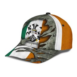 Irish Mccolman Coat Of Arms Family Crest Ireland Cap Irish In Me Cap