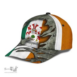 Irish Mccloskie Coat Of Arms Family Crest Ireland Cap Irish In Me Cap