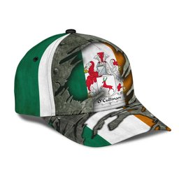 Irish Ocullinan Coat Of Arms Family Crest Ireland Cap Irish In Me Cap