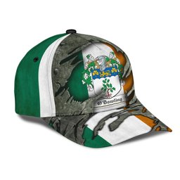Irish Odowling Coat Of Arms Family Crest Ireland Cap Irish In Me Cap