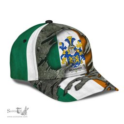 Irish Meagher Coat Of Arms Family Crest Ireland Cap Irish In Me Cap