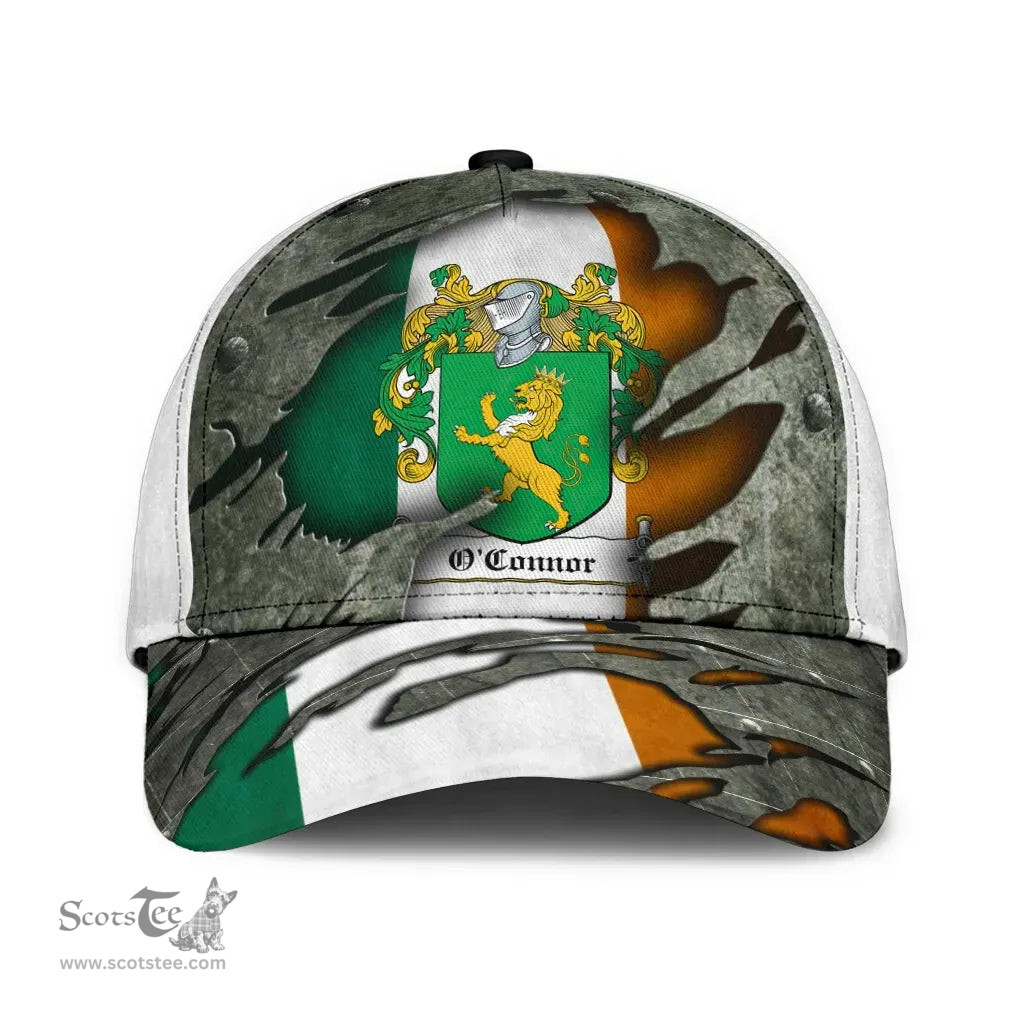 Irish Oconnor Coat Of Arms Kerryarms Family Crest Ireland Cap Irish In Me Cap