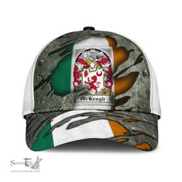 Irish Mckeogh Coat Of Arms Family Crest Ireland Cap Irish In Me Cap