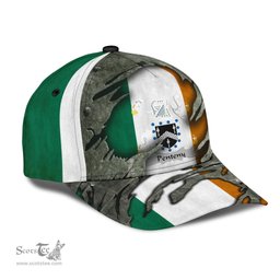 Irish Penteny Coat Of Arms Family Crest Ireland Cap Irish In Me Cap