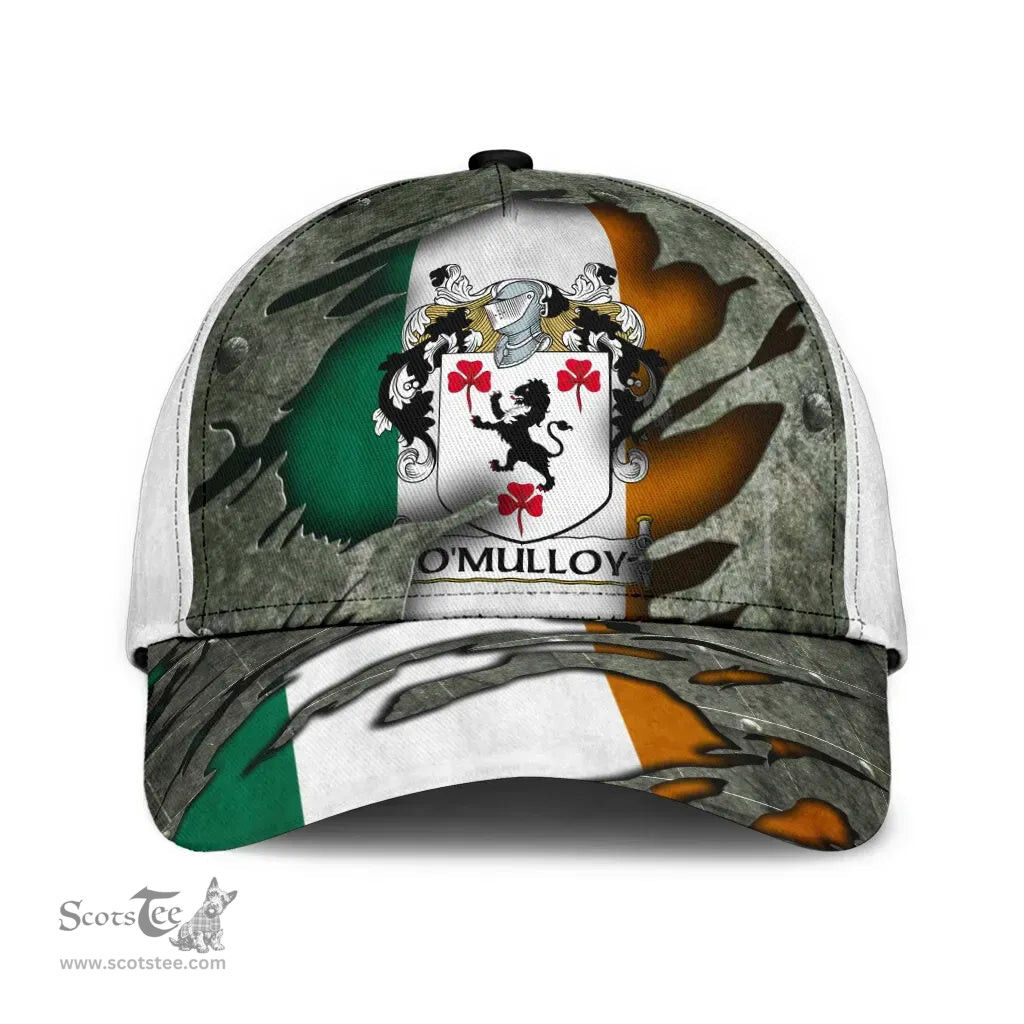 Irish Omulloy Coat Of Arms Family Crest Ireland Cap Irish In Me Cap