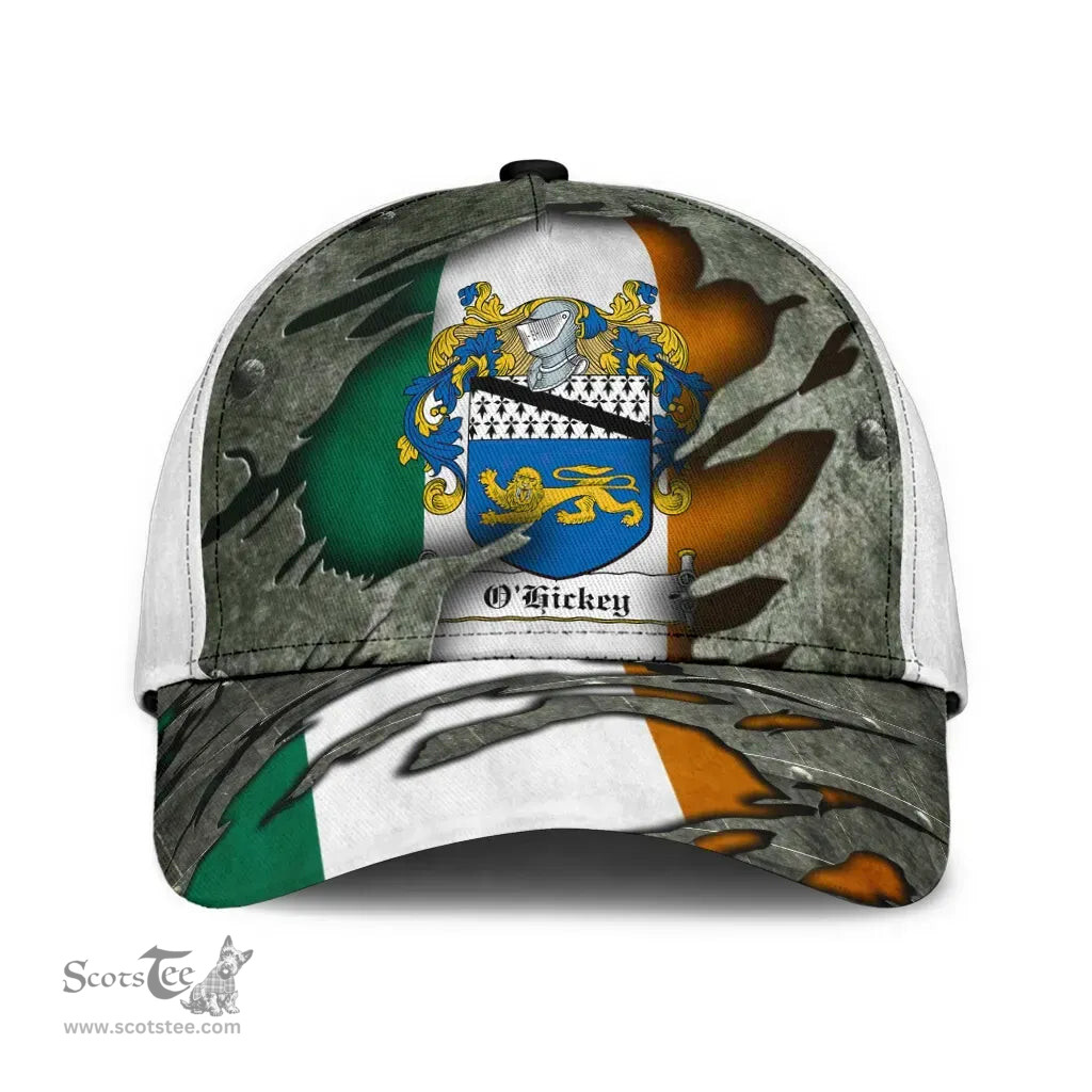 Irish Ohickey Coat Of Arms Family Crest Ireland Cap Irish In Me Cap