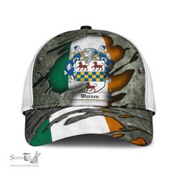 Irish Warren Coat Of Arms Family Crest Ireland Cap Irish In Me Cap