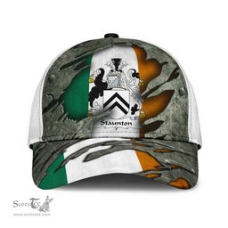 Irish Staunton Coat Of Arms Family Crest Ireland Cap Irish In Me Cap