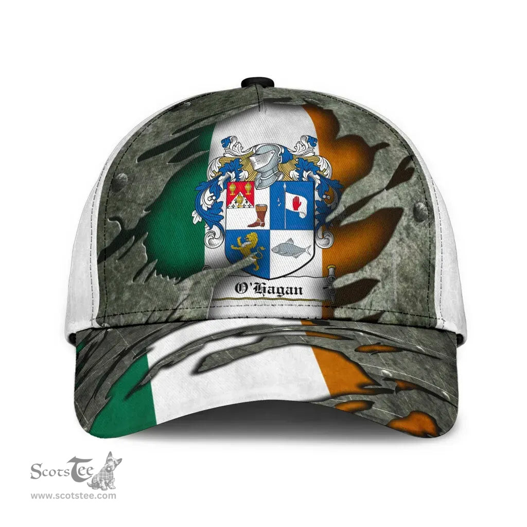 Irish Ohagan Coat Of Arms Family Crest Ireland Cap Irish In Me Cap