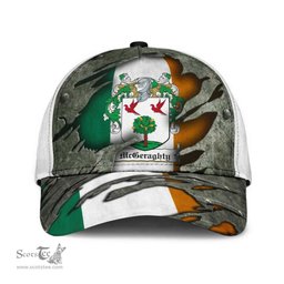 Irish Mcgeraghty Coat Of Arms Family Crest Ireland Cap Irish In Me Cap