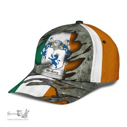 Irish Mcrery Coat Of Arms Family Crest Ireland Cap Irish In Me Cap