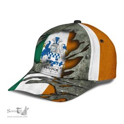 Irish Phypoe Coat Of Arms Family Crest Ireland Cap Irish In Me Cap