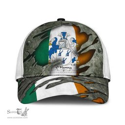 Irish Ohanna Coat Of Arms Family Crest Ireland Cap Irish In Me Cap