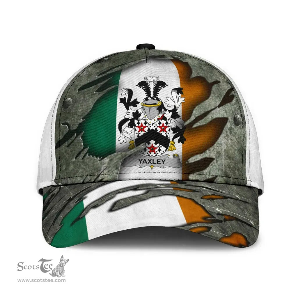 Irish Yaxley Coat Of Arms Family Crest Ireland Cap Irish In Me Cap