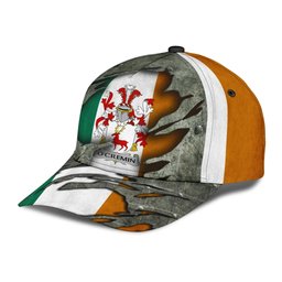 Irish Ocremin Coat Of Arms Family Crest Ireland Cap Irish In Me Cap