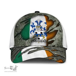 Irish Mclea Coat Of Arms Family Crest Ireland Cap Irish In Me Cap