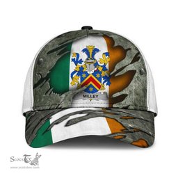 Irish Milley Coat Of Arms Family Crest Ireland Cap Irish In Me Cap