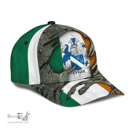 Irish Onee Coat Of Arms Family Crest Ireland Cap Irish In Me Cap