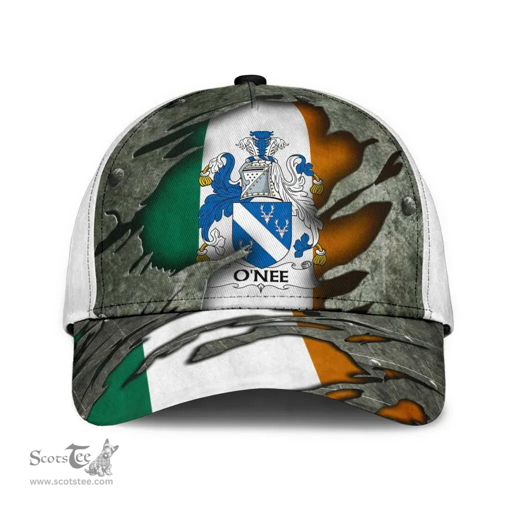 Irish Onee Coat Of Arms Family Crest Ireland Cap Irish In Me Cap