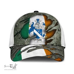 Irish Onee Coat Of Arms Family Crest Ireland Cap Irish In Me Cap