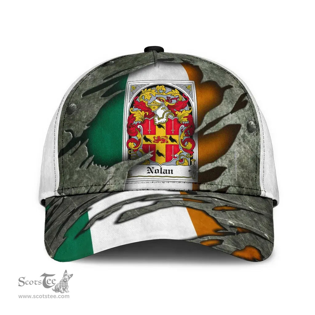 Irish Nolan Coat Of Arms Family Crest Ireland Cap Irish In Me Cap