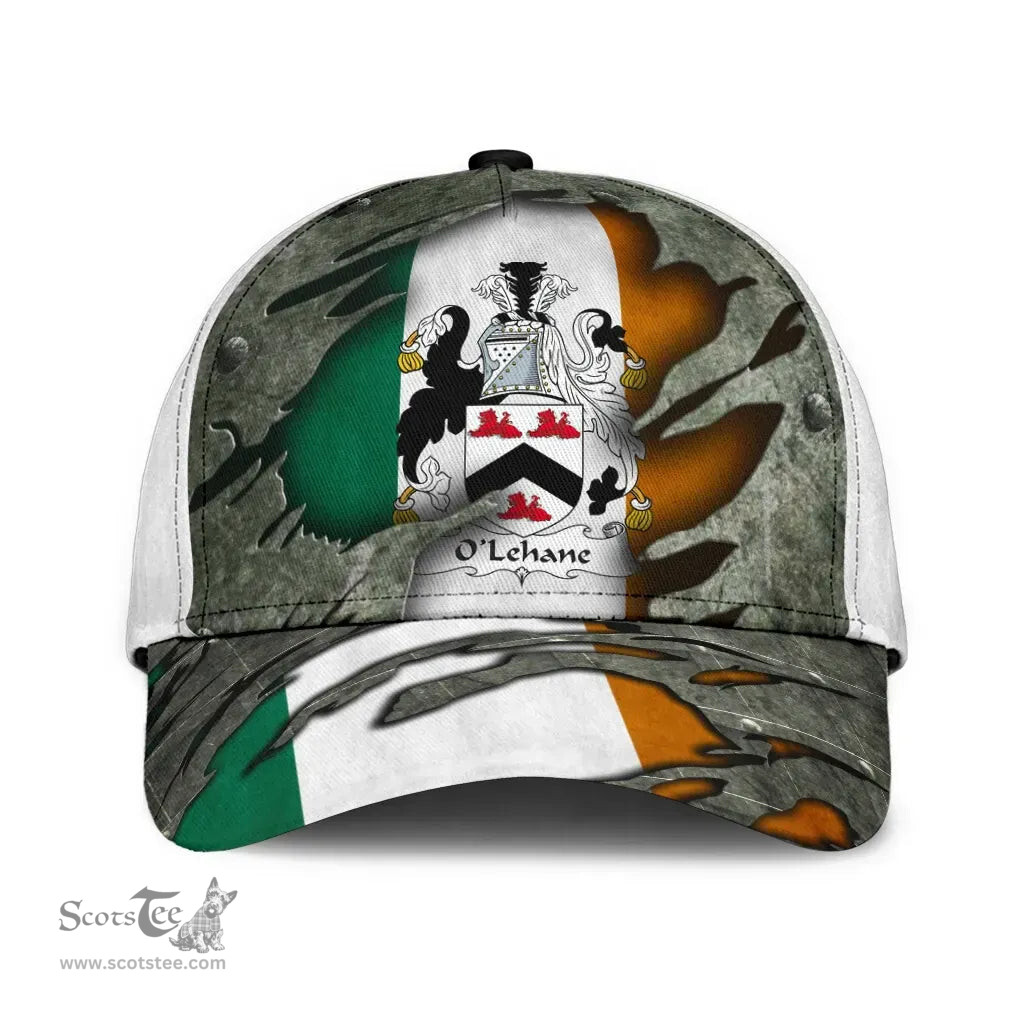 Irish Olehane Coat Of Arms Family Crest Ireland Cap Irish In Me Cap