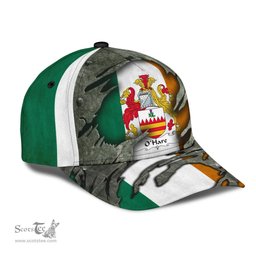 Irish Ohare Coat Of Arms Family Crest Ireland Cap Irish In Me Cap