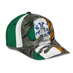Irish Reader Coat Of Arms Family Crest Ireland Cap Irish In Me Cap