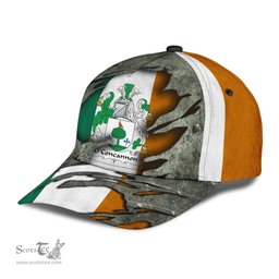 Irish Oconcannon Coat Of Arms Family Crest Ireland Cap Irish In Me Cap