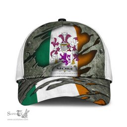 Irish More Coat Of Arms Family Crest Ireland Cap Irish In Me Cap