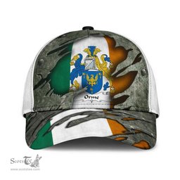 Irish Orme Coat Of Arms Family Crest Ireland Cap Irish In Me Cap