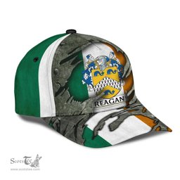 Irish Reagan Coat Of Arms Family Crest Ireland Cap Irish In Me Cap