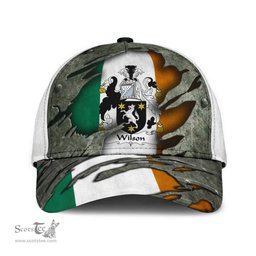 Irish Wilson Coat Of Arms Family Crest Ireland Cap Irish In Me Cap